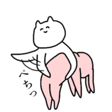 The cat riding the bike sticker #5592404