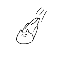 The cat riding the bike sticker #5592411