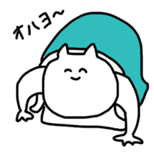 The cat riding the bike sticker #5592413