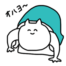 The cat riding the bike sticker #5592413