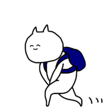 The cat riding the bike sticker #5592418