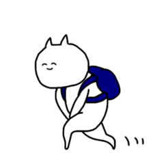 The cat riding the bike sticker #5592418