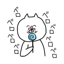 The cat riding the bike sticker #5592429