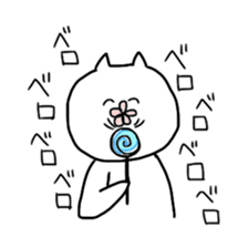 The cat riding the bike sticker #5592429