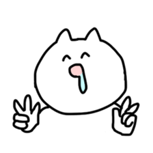 The cat riding the bike sticker #5592430