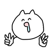 The cat riding the bike sticker #5592430