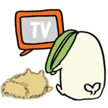 Poyo Taro and Mei-chan sticker #5592584