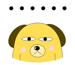 Sullen dog sticker #5592686