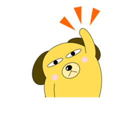 Sullen dog sticker #5592690