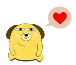 Sullen dog sticker #5592691