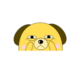 Sullen dog sticker #5592692