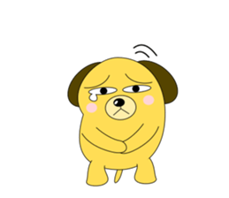 Sullen dog sticker #5592697