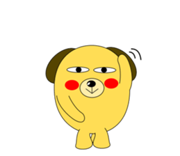 Sullen dog sticker #5592700