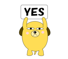 Sullen dog sticker #5592701