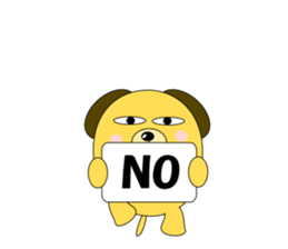 Sullen dog sticker #5592702