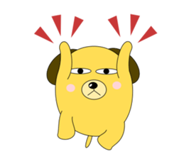 Sullen dog sticker #5592704