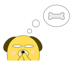 Sullen dog sticker #5592708