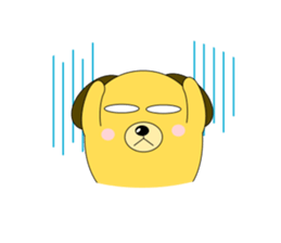 Sullen dog sticker #5592717