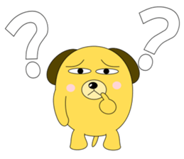 Sullen dog sticker #5592719