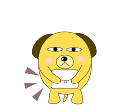 Sullen dog sticker #5592722