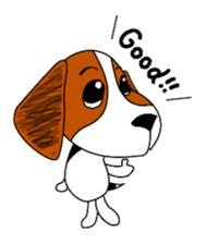vickie of the beagle sticker #5593412