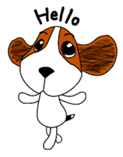 vickie of the beagle sticker #5593415