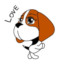 vickie of the beagle sticker #5593418