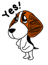 vickie of the beagle sticker #5593424
