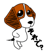 vickie of the beagle sticker #5593427