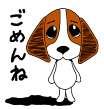 vickie of the beagle sticker #5593439