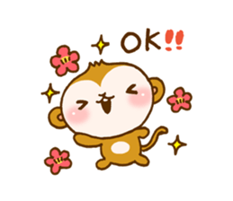 Happy new year Monkey! sticker #5593494
