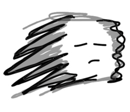 Mood Face vol.07 (Black White) sticker #5593627