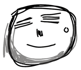 Mood Face vol.07 (Black White) sticker #5593630