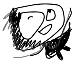 Mood Face vol.07 (Black White) sticker #5593642