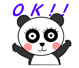 very cute panda 1 sticker #5594444