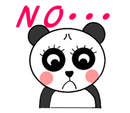 very cute panda 1 sticker #5594445