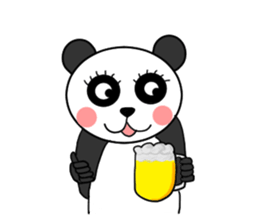 very cute panda 1 sticker #5594446