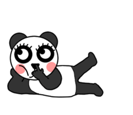 very cute panda 1 sticker #5594454