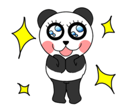 very cute panda 1 sticker #5594459