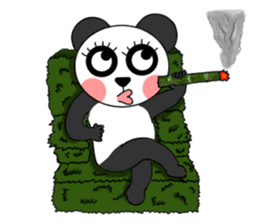 very cute panda 1 sticker #5594460
