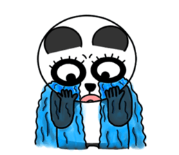 very cute panda 1 sticker #5594461