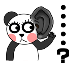 very cute panda 1 sticker #5594462