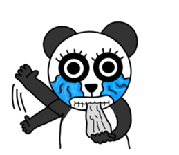 very cute panda 1 sticker #5594465