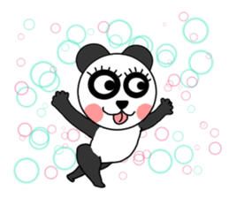 very cute panda 1 sticker #5594467