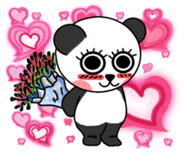 very cute panda 1 sticker #5594471