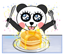 very cute panda 1 sticker #5594472