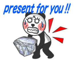 very cute panda 1 sticker #5594483