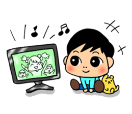 Child Sticker : Boy sticker #5595113