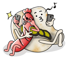 Taiwanese Rice-Dog<Yummy Food in Taiwan> sticker #5595247