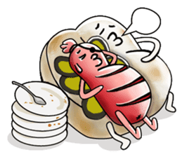 Taiwanese Rice-Dog<Yummy Food in Taiwan> sticker #5595262
